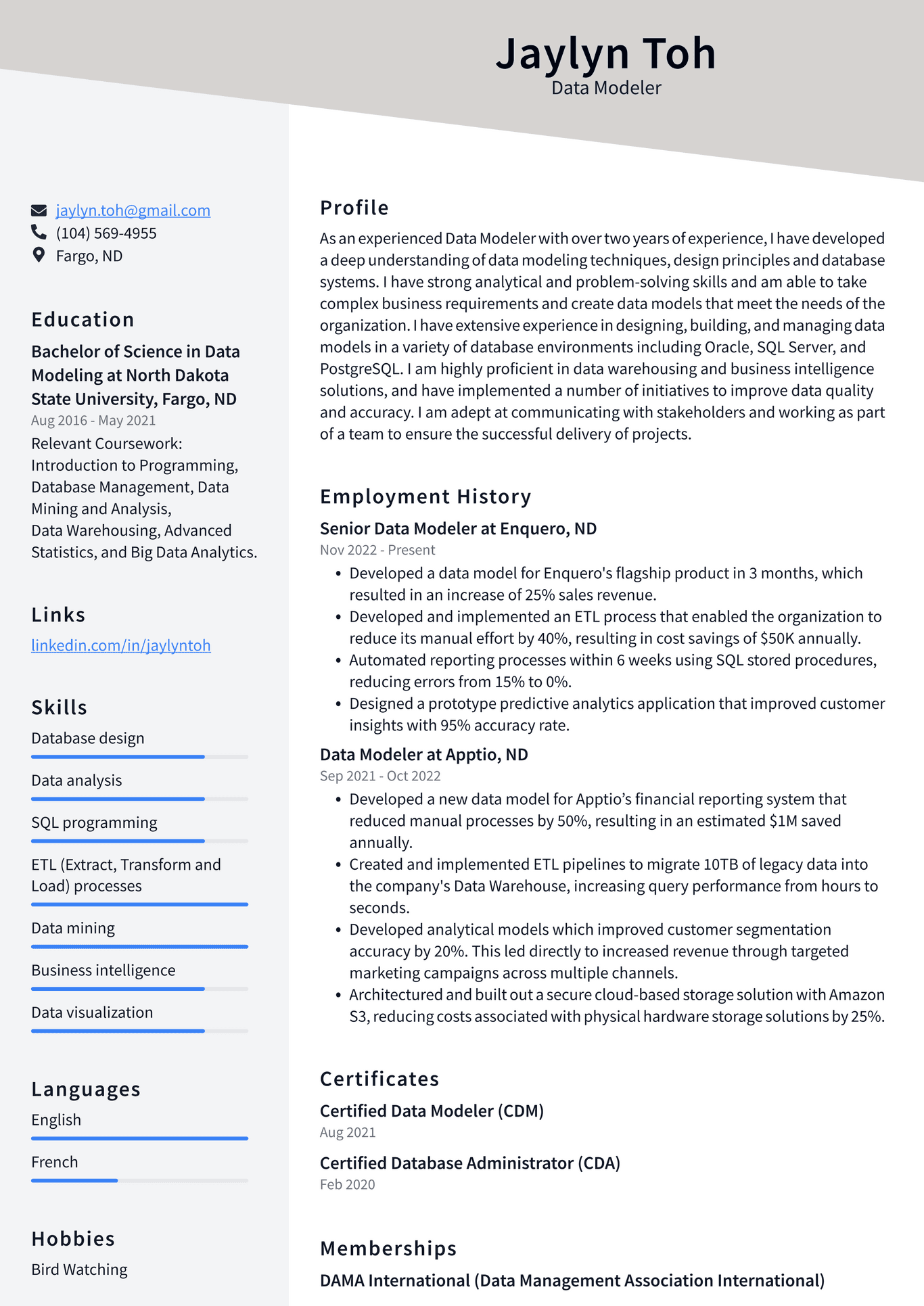 Amazon Data Modeler Resume Examples - Amazon Data Modeler Resume Example 9NKWk 1366w 