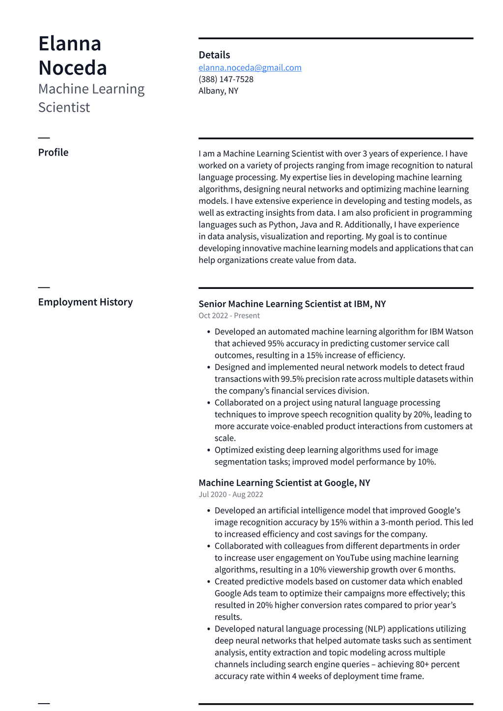 Amazon Machine Learning Scientist - Amazon Machine Learning Scientist Resume Example 9DSds 1024w 