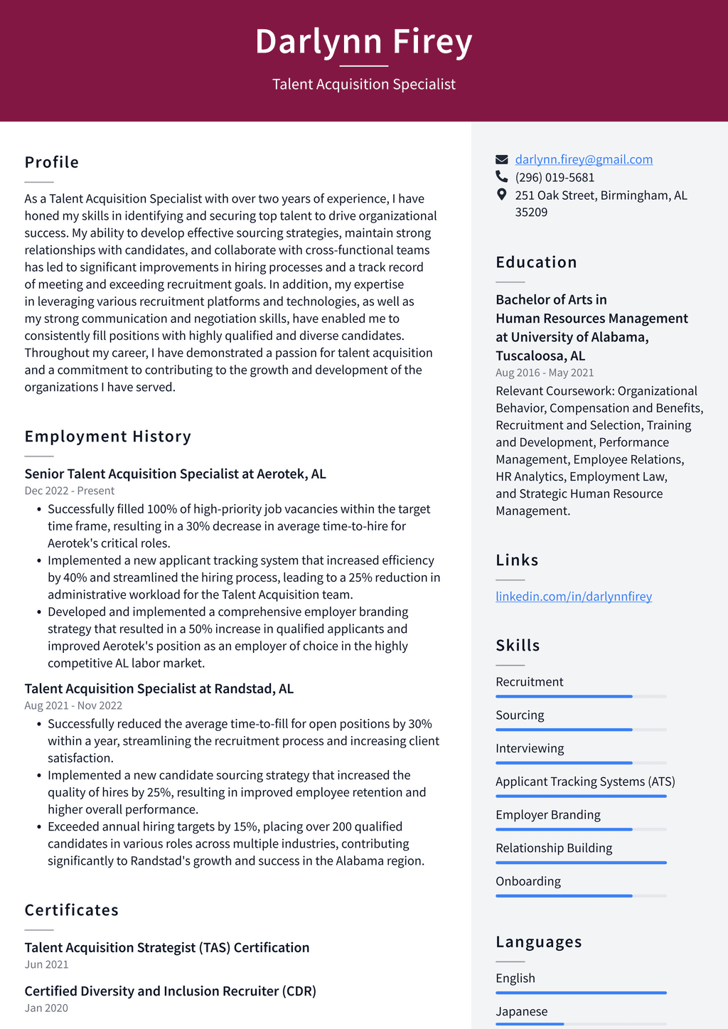 Costco Talent Acquisition Specialist - Costco Talent Acquisition Specialist Resume Example NWezY 1024w
