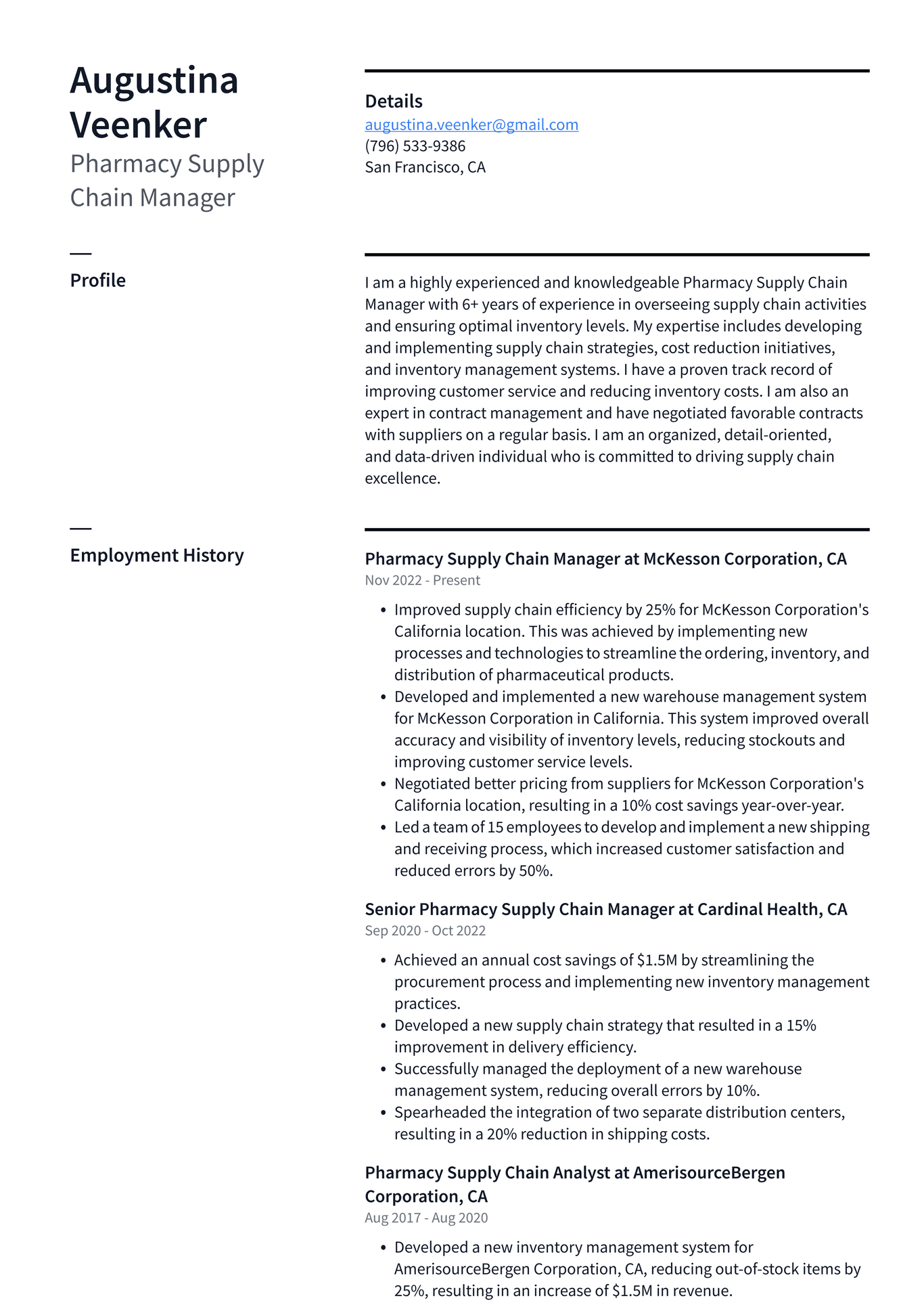CVS Pharmacy Supply Chain Manager - Cvs Pharmacy Supply Chain Manager Resume Example LdAB5 1366w 
