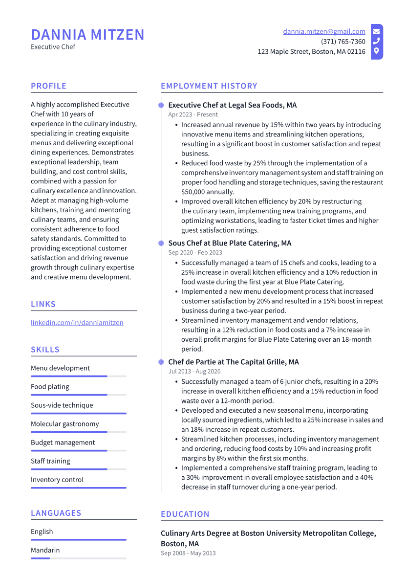 Top 12 Executive Chef Skills To Put On Your Resume Top 12 Executive Chef Skills To Put On Your Resume