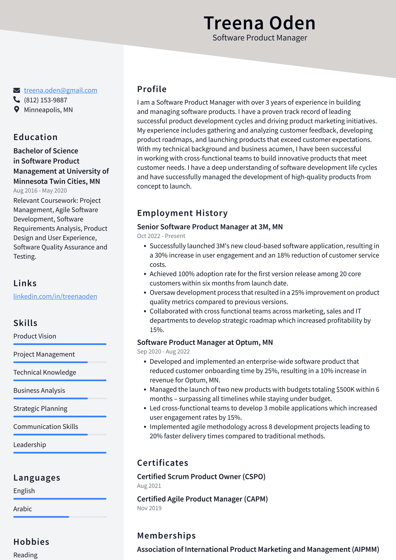 Google Software Product Manager Resume Examples ResumeCat google-software-product-manager-resume-examples-resumecat
