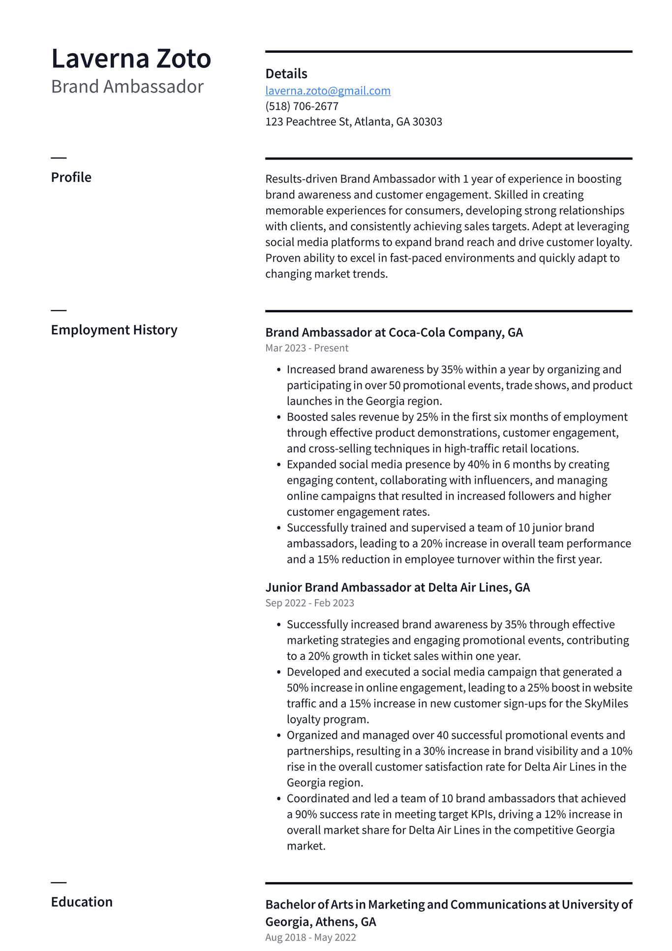 Lyft Brand Ambassador Resume Examples - Lyft Brand Ambassador Resume Example MRUMx 1366w 