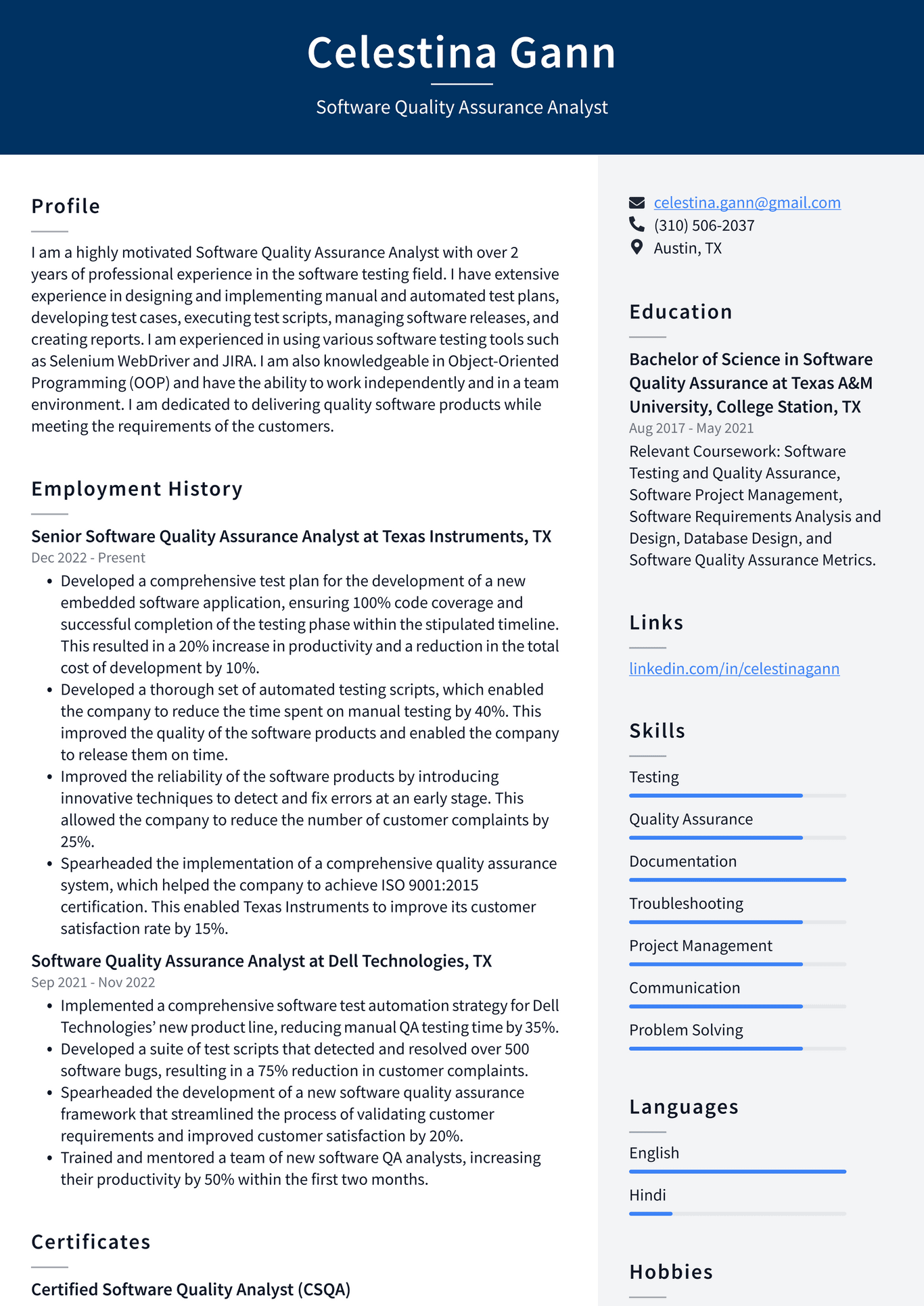 Meta Software Quality Assurance - Meta Software Quality Assurance Analyst Resume Example DDTzI 1366w