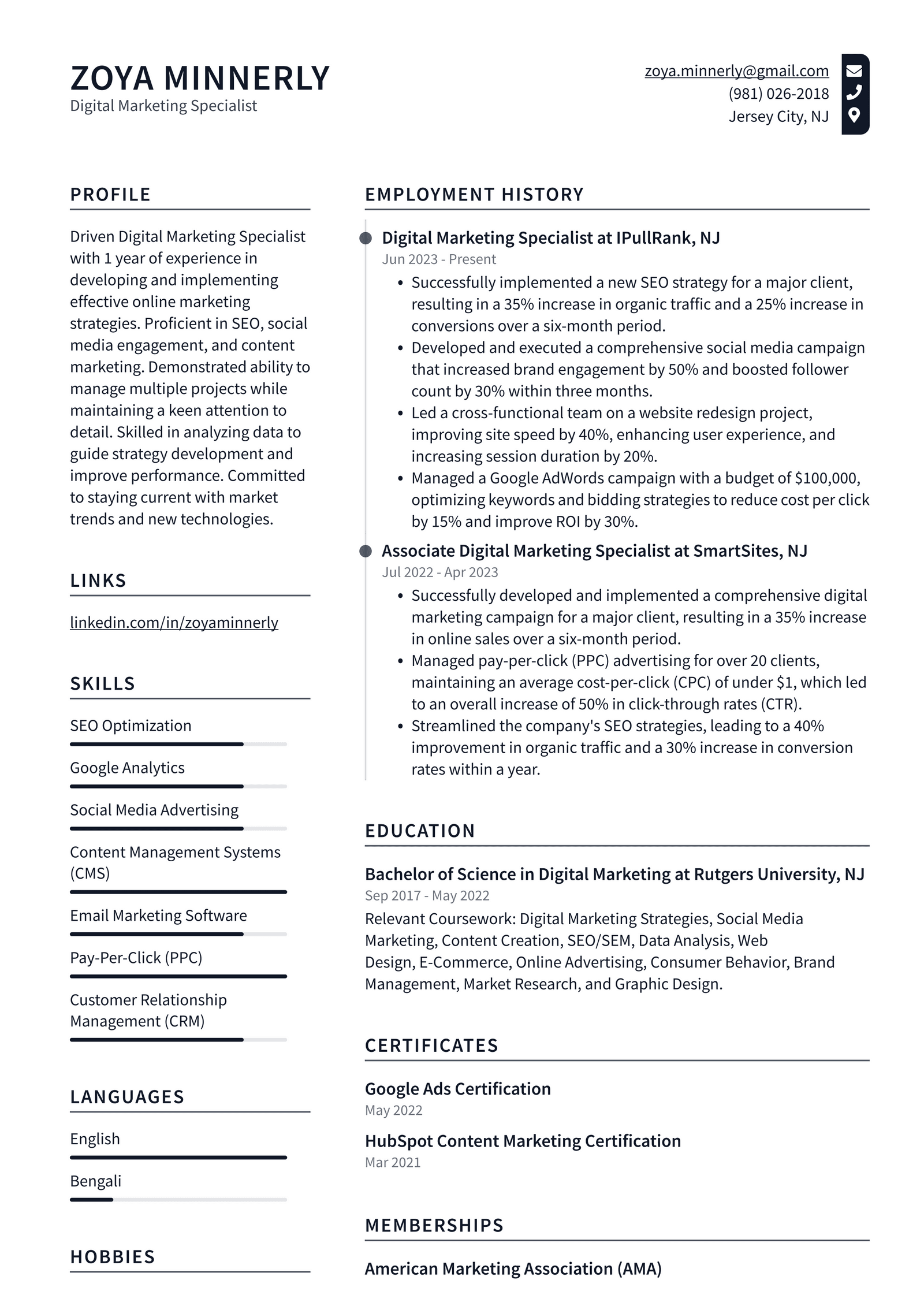 Oracle Digital Marketing Specialist - Oracle Digital Marketing Specialist Resume Example BbPbE 1600w 