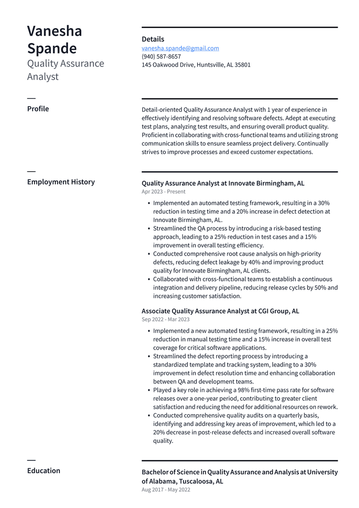 Snapchat Quality Assurance Analyst - Snapchat Quality Assurance Analyst Resume Example K1agR 724w