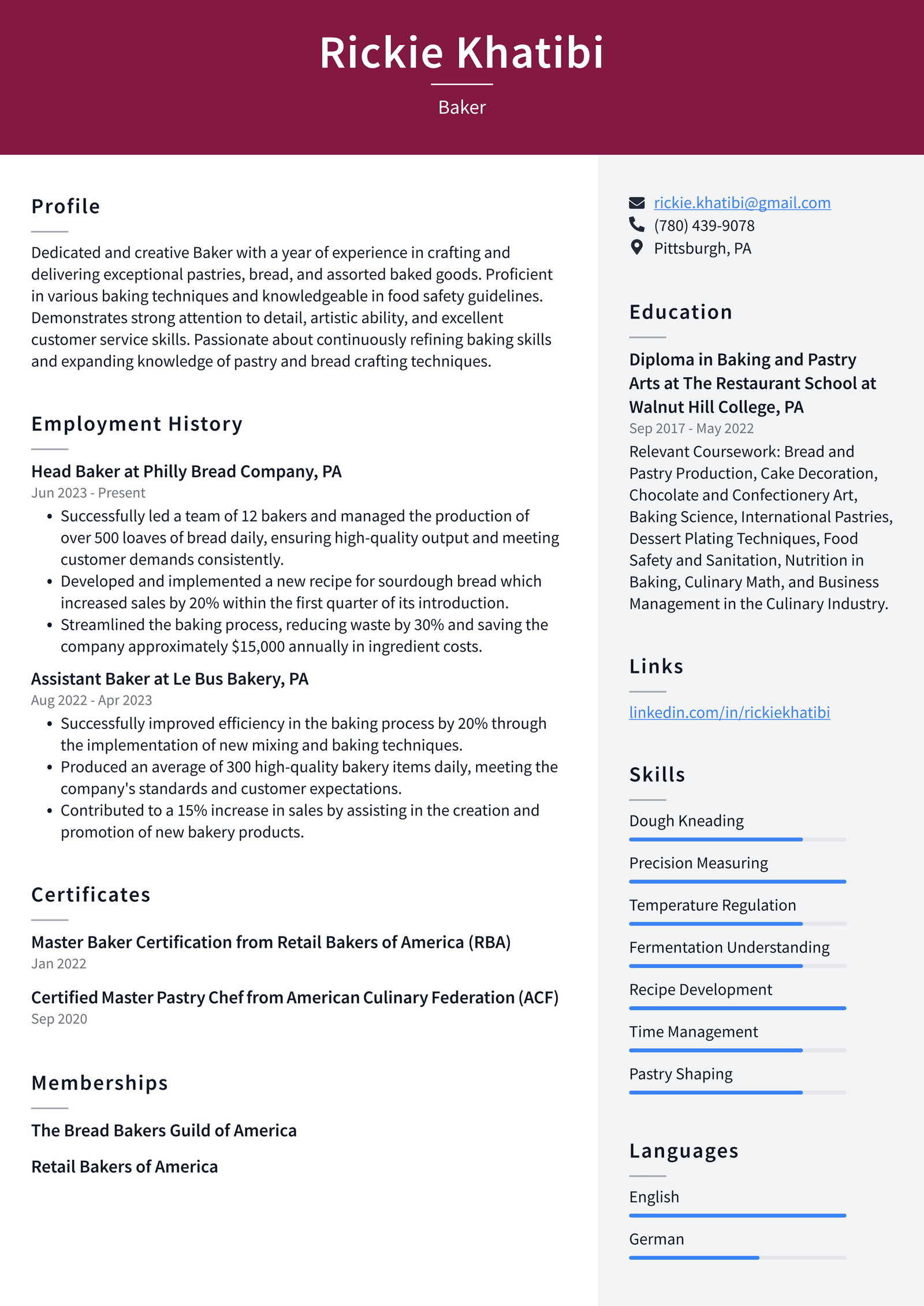 Starbucks Baker Resume Examples - Starbucks Baker Resume Example EKgJn 1600w 