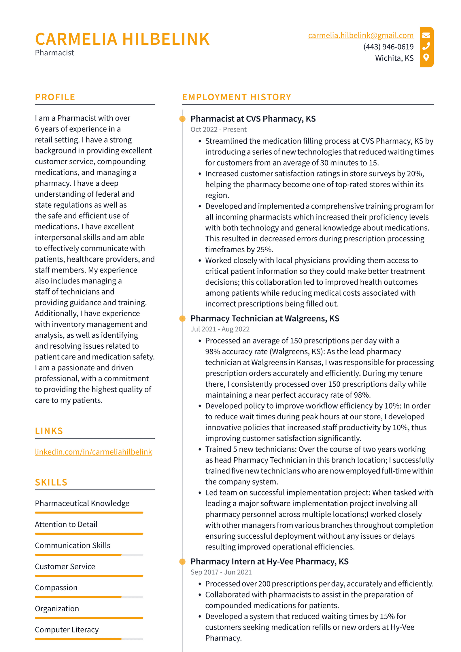 Walmart Pharmacist Resume Examples - Walmart Pharmacist Resume Example 3sIpg 1600w 