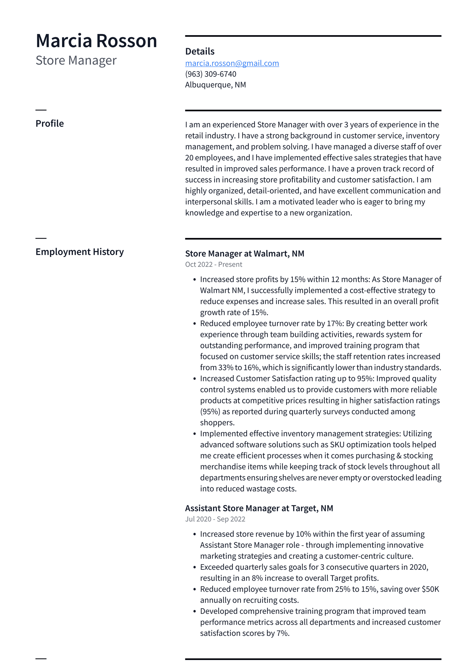 Walmart Store Manager Employment - 2tevlq5