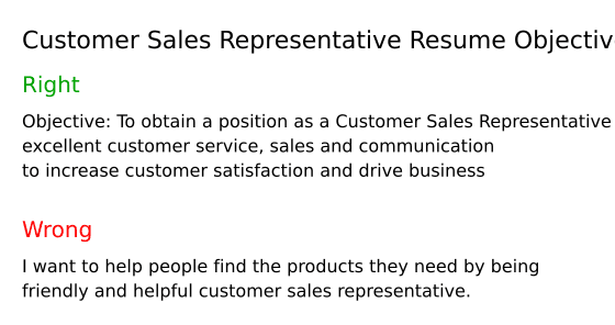 Top 18 Customer Sales Representative - Customer Sales Representative Resume Objective Vg6xG 