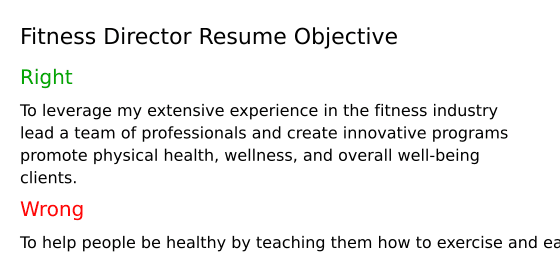 Top 18 Fitness Director Resume - Fitness Director Resume Objective IivM6 