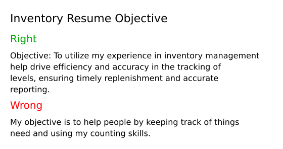 Top 17 Inventory Resume Objective - Inventory Resume Objective SFRvN