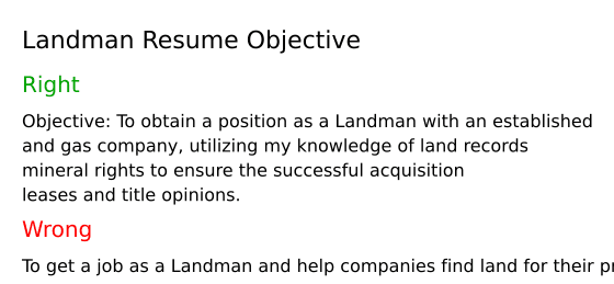 Top 18 Landman Resume Objective - Landman Resume Objective 4CdPx