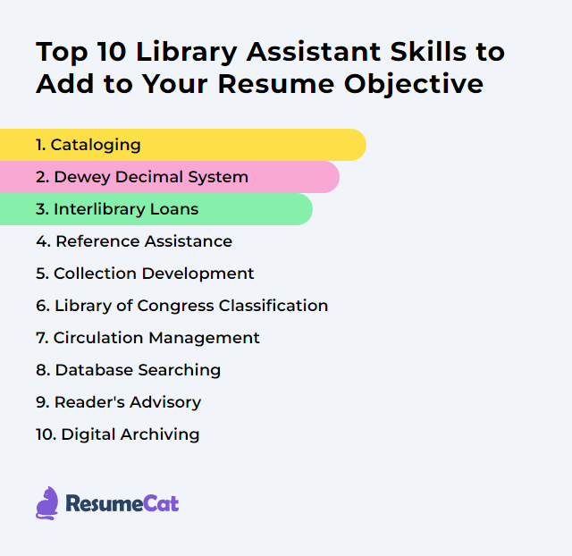 Top 16 Library Assistant Resume Objective Examples Resume Objective For 