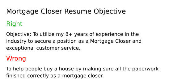 top-16-mortgage-closer-resume-objective-examples-resumecat