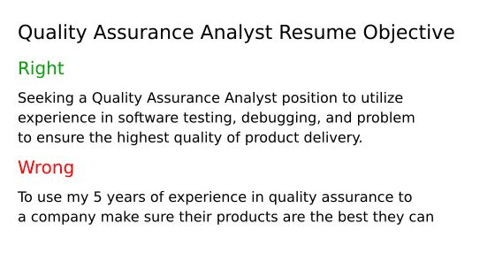 Top 18 Quality Assurance Analyst - Quality Assurance Analyst Resume Objective 5ZjFj