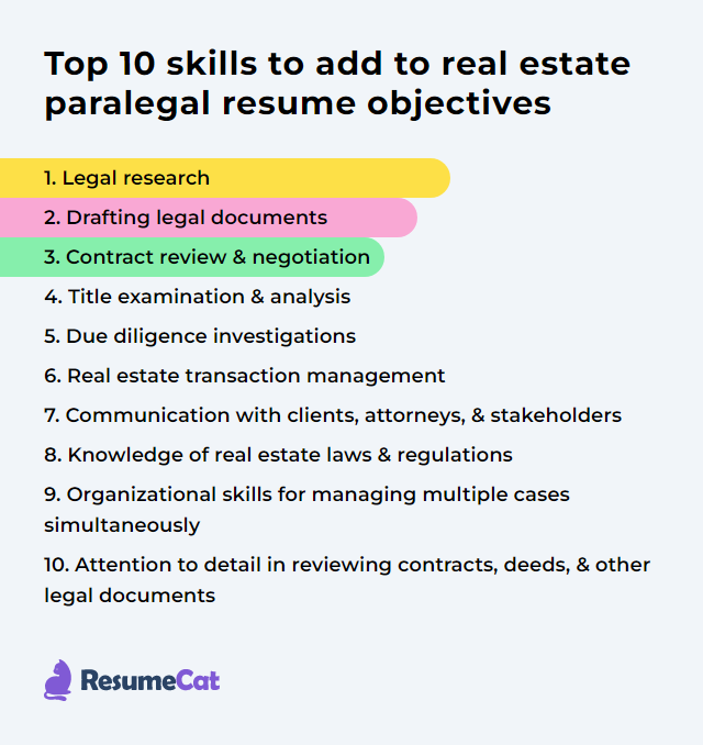 Top 16 Real Estate Paralegal Resume - Real Estate Paralegal Skills Vwc9u