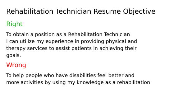 Top 18 Rehabilitation Technician Resume Objective Examples top-18-rehabilitation-technician-resume-objective-examples