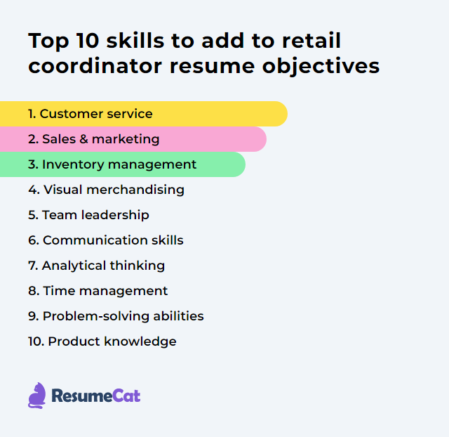 Top 17 Retail Coordinator Resume - Retail Coordinator Skills VS5NJ