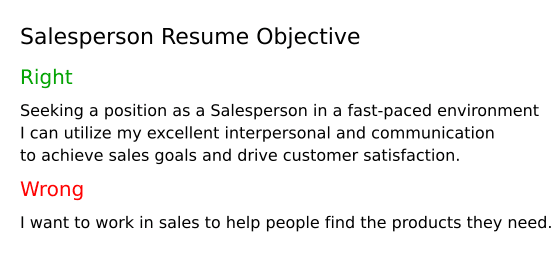 Top 17 Salesperson Resume Objective - Salesperson Resume Objective 25b5M 