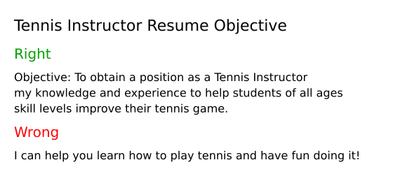 Top 17 Tennis Instructor Resume - Tennis Instructor Resume Objective 8i7JT 