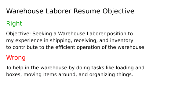 Top 16 Warehouse Laborer Resume - Warehouse Laborer Resume Objective YPbzW
