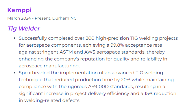 How to Display Aerospace Standards Skills on Your Resume