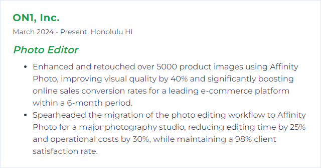 Top 12 Photo Editor Skills to Put on Your Resume | ResumeCat