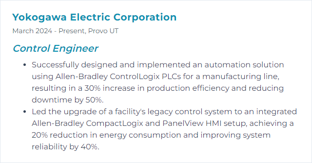 How to Display Allen-Bradley Skills on Your Resume