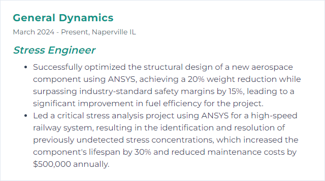 How to Display ANSYS Skills on Your Resume