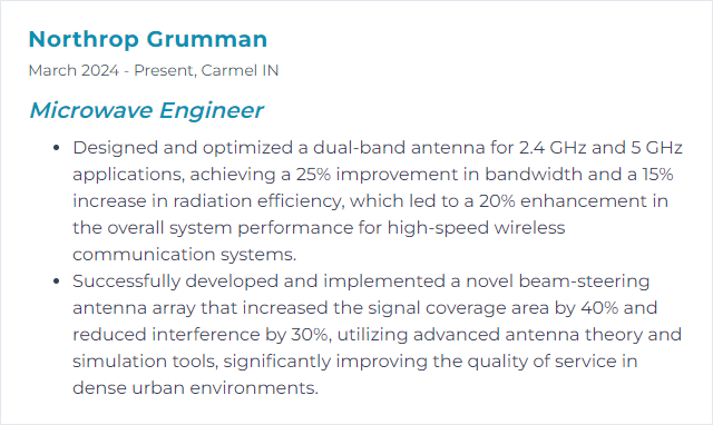 How to Display Antenna Theory Skills on Your Resume