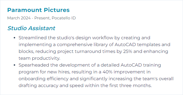 How to Display AutoCAD Skills on Your Resume