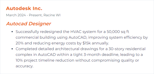 How to Display AutoCAD Skills on Your Resume