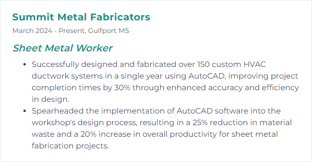 How to Display AutoCAD Skills on Your Resume