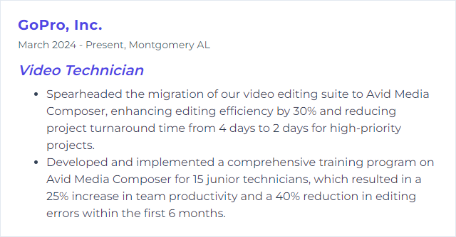 How to Display Avid Media Composer Skills on Your Resume