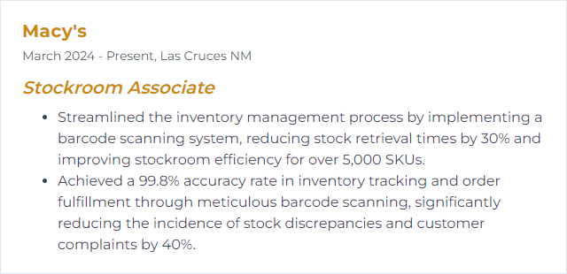 How to Display Barcode Scanning Skills on Your Resume