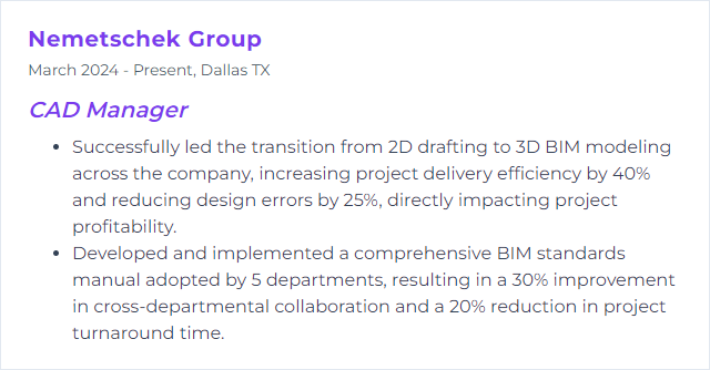 How to Display BIM Management Skills on Your Resume