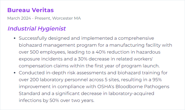 How to Display Biohazard Management Skills on Your Resume