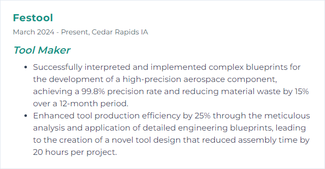 How to Display Blueprint Reading Skills on Your Resume