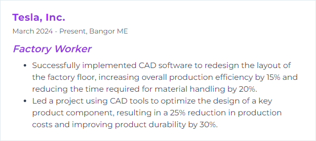 How to Display CAD Software Skills on Your Resume