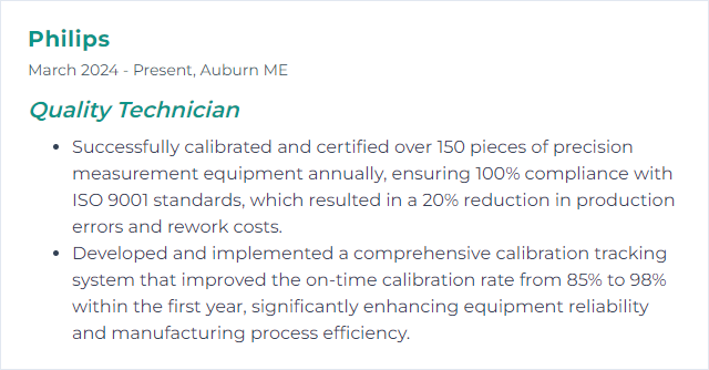 How to Display Calibration Skills on Your Resume