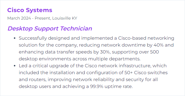 How to Display Cisco Networking Skills on Your Resume