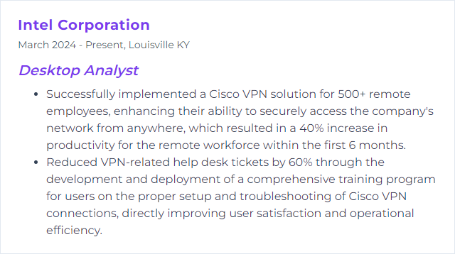 How to Display Cisco VPN Skills on Your Resume