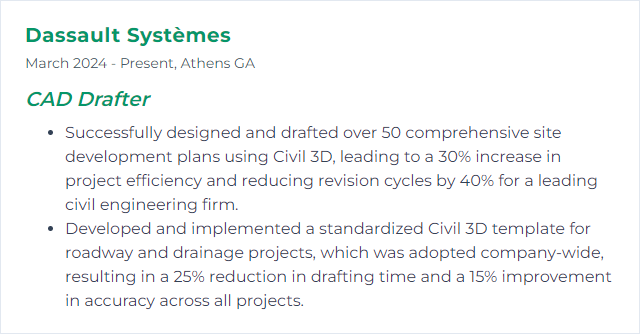 How to Display Civil 3D Skills on Your Resume