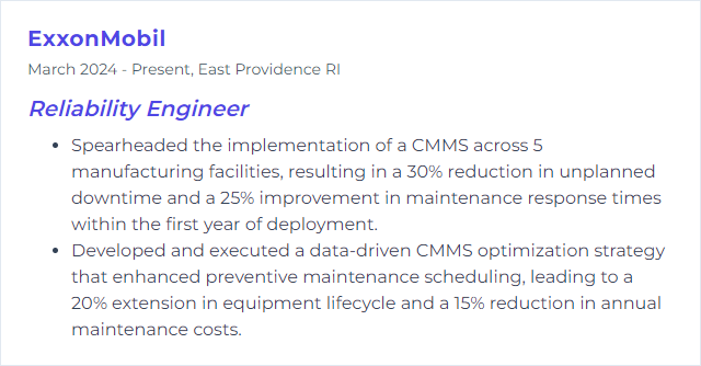 How to Display CMMS (Computerized Maintenance Management System) Skills on Your Resume