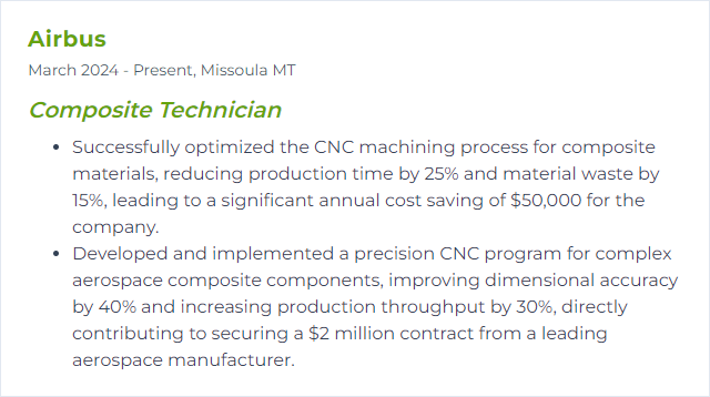 How to Display CNC Machining Skills on Your Resume