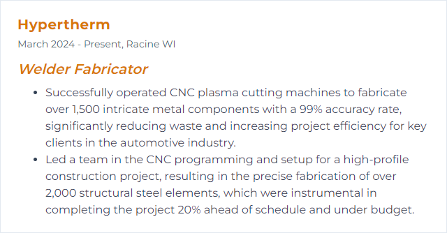 How to Display CNC Operation Skills on Your Resume