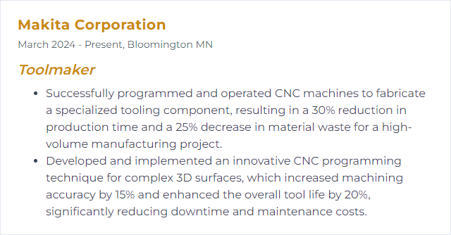 How to Display CNC Programming Skills on Your Resume