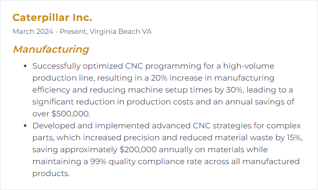 How to Display CNC Programming Skills on Your Resume