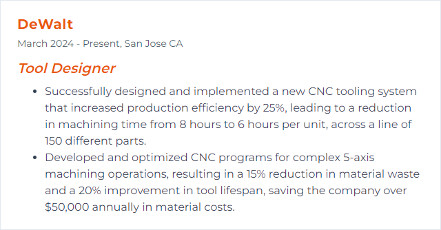 How to Display CNC Programming Skills on Your Resume